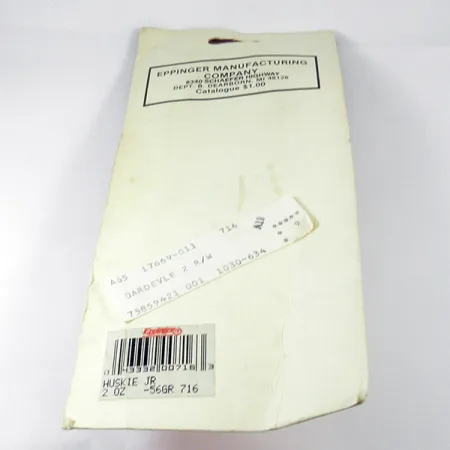 Eppinger Dardevle Huskie Junior, czerwony/biały/nikiel, 58 g błystka wahadłowa #3539