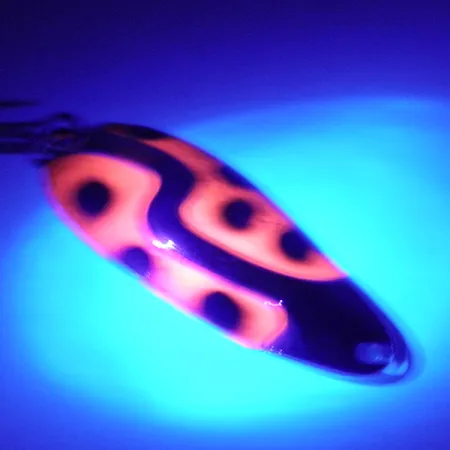 Kushner Kush Spoon UV (świeci w ultrafiolecie), nikiel/róż/czarny UV - świeci w świetle ultrafioletowym, 9 g błystka wahadłowa #3584