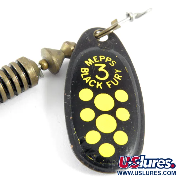  Mepps Black Fury 3, czarno żółty, 7 g błystka obrotowa #3616
