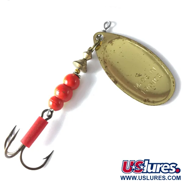  Mepps Aglia 4, czerwony/biały/złoty, 9 g błystka obrotowa #3630