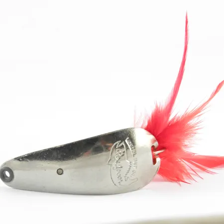 Weezel bait Rex Spoon, nikiel/czerwony, 12,5 g błystka wahadłowa #3673