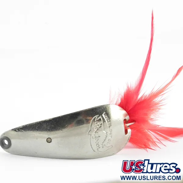  Weezel bait Rex Spoon, nikiel/czerwony, 12,5 g błystka wahadłowa #3673