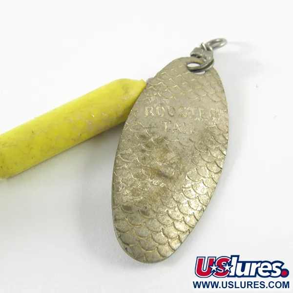 Yakima Bait Worden’s Original Rooster Tail 4, srebrny/żółty, 8 g błystka obrotowa #3711