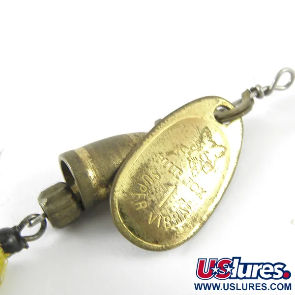 Blue Fox Super Vibrax 1 Foxtail, mosiądz, 4 g błystka obrotowa #3713