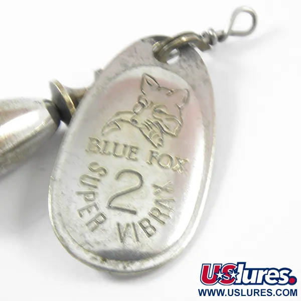 Blue Fox Super Vibrax 2​ Foxtail, srebro, 6 g błystka obrotowa #3744
