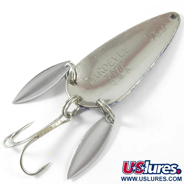 Eppinger Dardevle Imp Klicker, nikiel/niebieski, 11 g błystka wahadłowa #3754