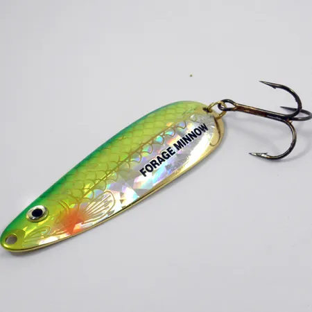 Northland Forage Minnow, tęcza zielony/złoty, 21 g błystka wahadłowa #3772
