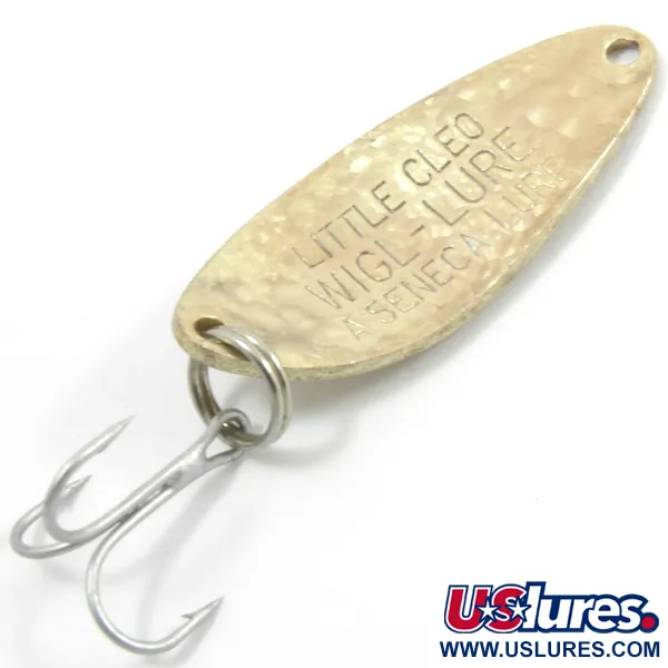 Seneca Little Cleo Crystal, Crystal (złote łuski, potłuczone szkło) - rzadki kolor, 7 g błystka wahadłowa #4045