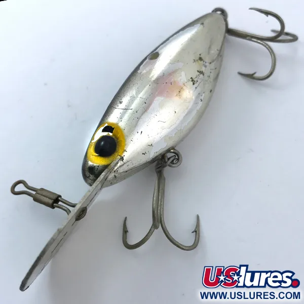 Storm Hot'N Tot Thin Fin, srebrny/czarny, 12 g wobler #3796