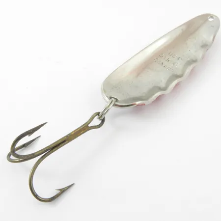 Lucky Strike Nickel Half Wave, nikiel/czerwony/biały, 15,5 g błystka wahadłowa #3806