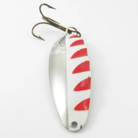 Lucky Strike Nickel Half Wave, nikiel/czerwony/biały, 15,5 g błystka wahadłowa #3806