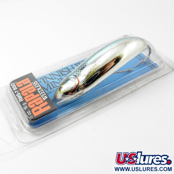  Błystka antyzaczepowa Rapala Minnow Spoon, niebieski/srebrny, 15 g błystka wahadłowa #3818