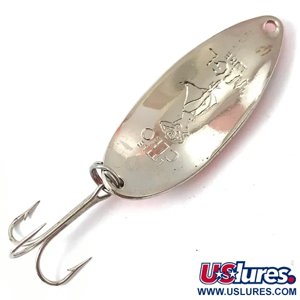 Seneca Little Cleo (Hula Girl), czerwony/nikiel, 14 g błystka wahadłowa #3833