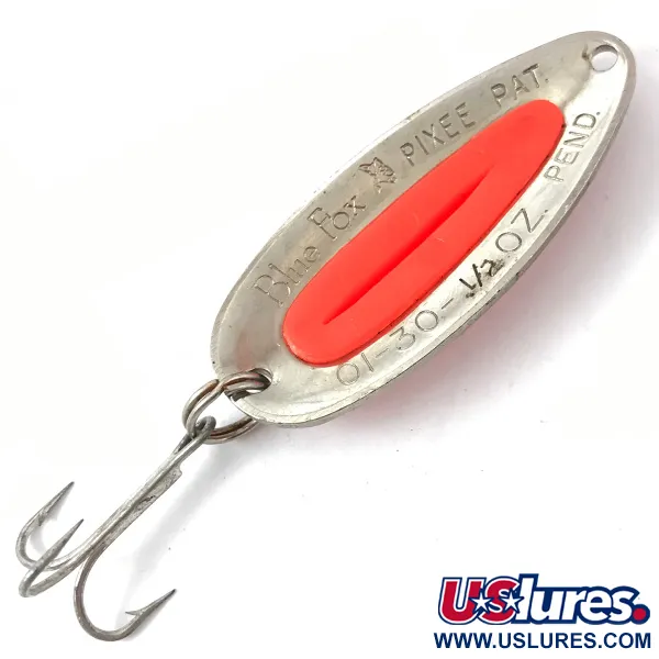  Blue Fox Pixee, nikiel/pomarańczowy, 14 g błystka wahadłowa #3834