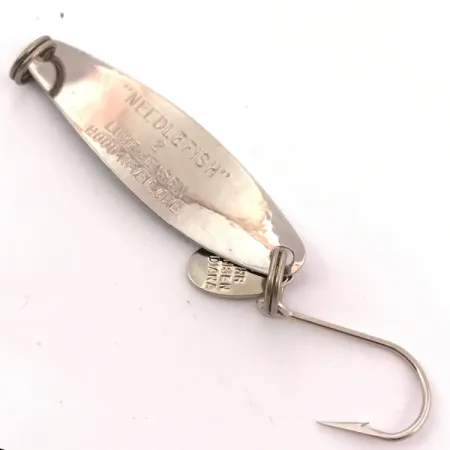 Luhr Jensen Needlefish 2, czarny/biały/nikiel, 3 g błystka wahadłowa #3889