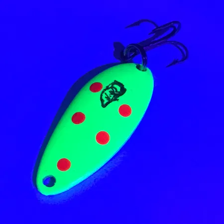 Eppinger Dardevle Devle-Dog 5200, neonowo żółty UV - świeci w ultrafiolecie, 7 g błystka wahadłowa #3940