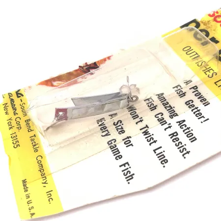 South Bend Super-Duper 500, nikiel/czerwony, 1,4 g błystka wahadłowa #3930