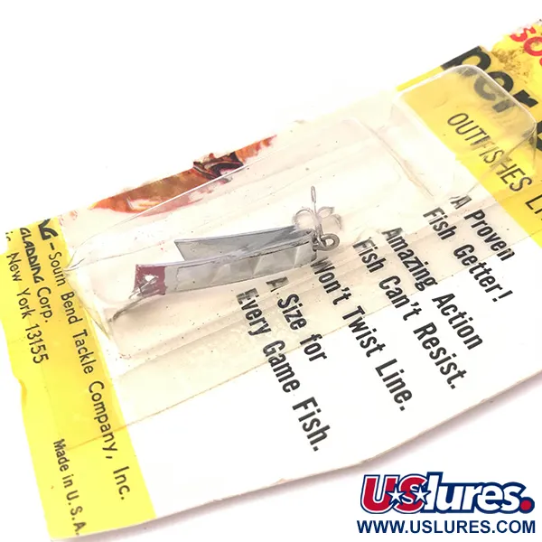 South Bend Super-Duper 500, nikiel/czerwony, 1,4 g błystka wahadłowa #3930