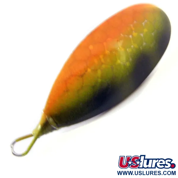  Błystka antyzaczepowa Johnson Silver Minnow, pomarańczowy/zielony/srebrny, 6 g błystka wahadłowa #3951