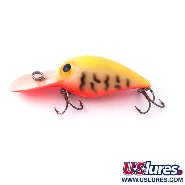 Storm Wiggle Wart UV (świeci w ultrafiolecie), pomarańczowa, Glow Tiger UV, 12 g wobler #3964