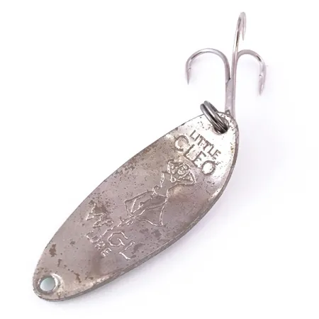 Seneca Little Cleo (Hula Girl), perłowy biały/nikiel/zielony, 10 g błystka wahadłowa #3972