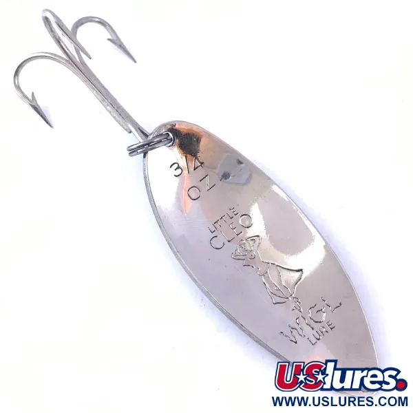 Seneca Little Cleo (Hula Girl), nikiel/zielony, 21 g błystka wahadłowa #4046