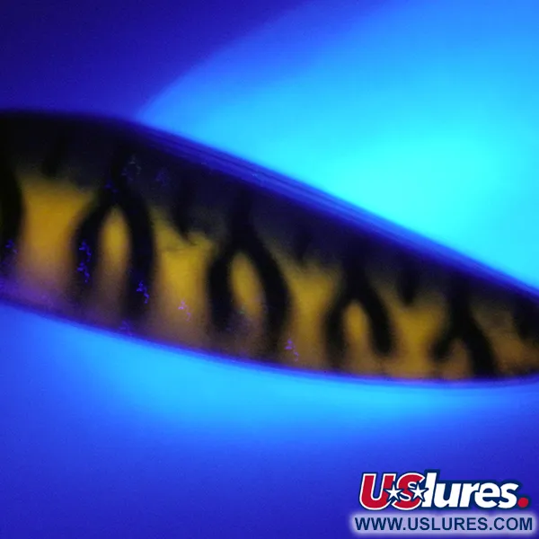 Boss Lures Boss Spoon, Złoty Tygrys UV - świeci w ultrafiolecie, 19 g błystka wahadłowa #4070