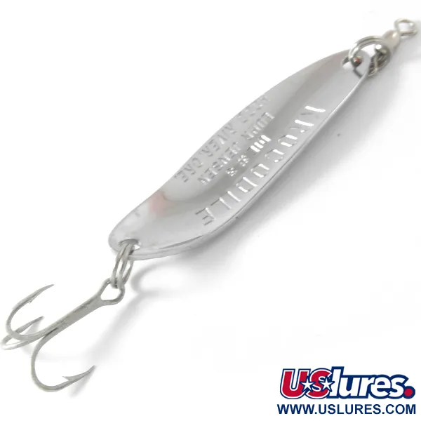 Luhr Jensen Krocodile DIE #3 UV (świeci w ultrafiolecie), młotkowany nikiel/UV, 9 g błystka wahadłowa #4089