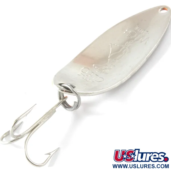 Seneca Little Cleo (Hula Girl), nikiel/pomarańczowy, 14 g błystka wahadłowa #4096