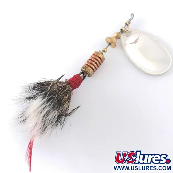  Mepps Aglia 3 dressed (z ogona wiewiórki), srebro, 7,3 g błystka obrotowa #4146