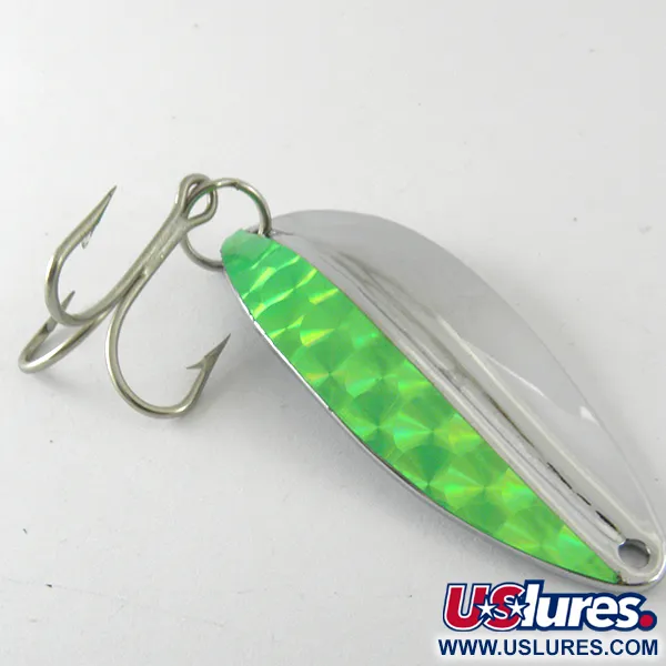 TODDCO Main liner, nikiel/zielony, 12,5 g błystka wahadłowa #4176