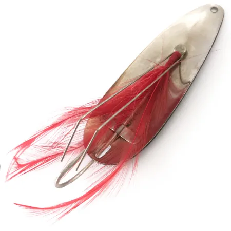 Eppinger Błystka antyzaczepowa Dardevle, czarny/biały/nikiel, 28 g błystka wahadłowa #4205