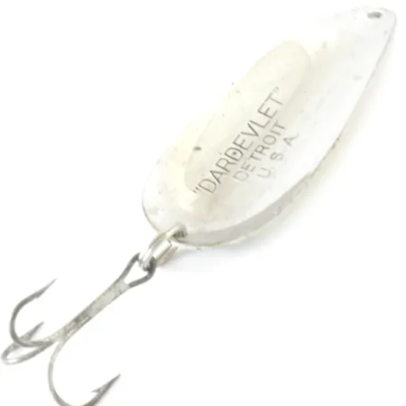 Eppinger Dardevle Dardevlet, opalizujący perłowy/nikiel, 21 g błystka wahadłowa #4215