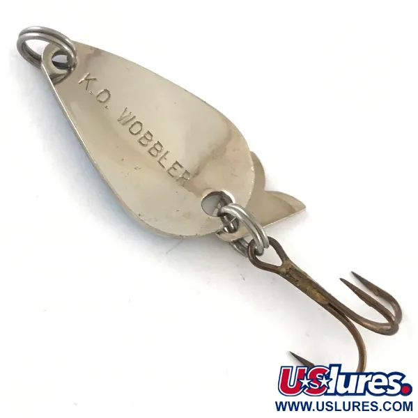 Acme K.O. Wobbler, nikiel/niebieski, 3,5 g błystka wahadłowa #4236