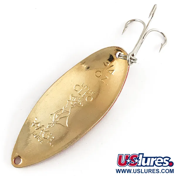 Seneca Little Cleo (Hula Girl), czerwony/biały/złoty, 21 g błystka wahadłowa #4245