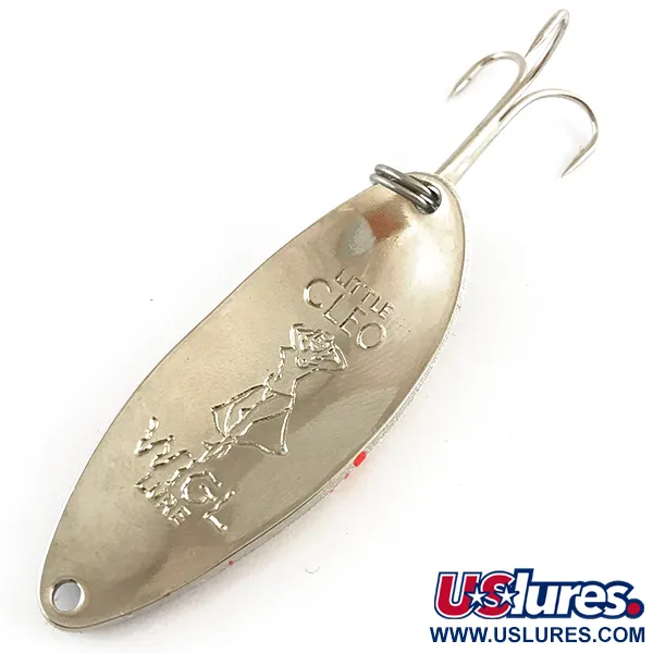 Seneca Little Cleo (Hula Girl), biały/brązowy/czerwony/nikiel, 14 g błystka wahadłowa #4248