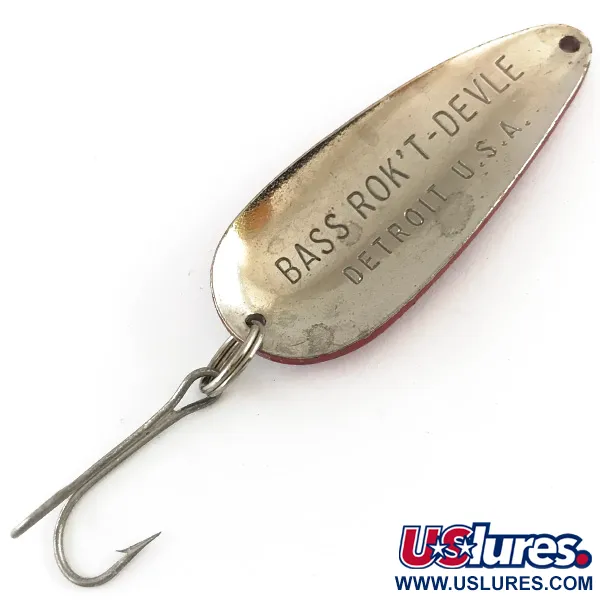 Eppinger Dardevle Rok't Imp, czerwony/biały/nikiel, 21 g błystka wahadłowa #4259