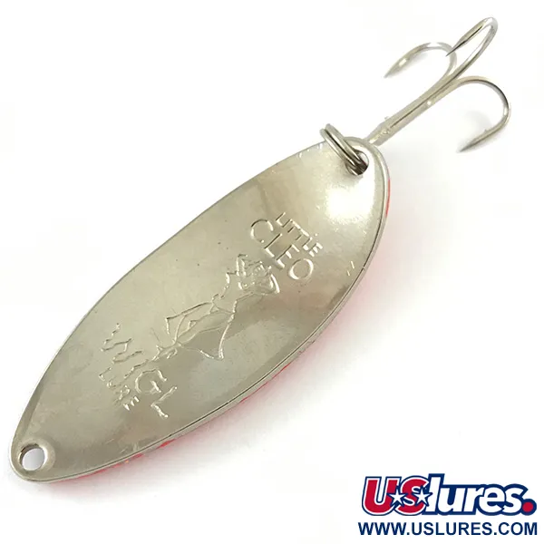 Seneca Little Cleo (Hula Girl), nikiel/jasny czerwony, 18 g błystka wahadłowa #4270