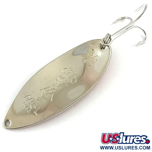 Seneca Little Cleo (Hula Girl), nikiel/czerwony/biały, 21 g błystka wahadłowa #4272