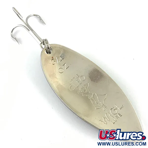 Seneca Little Cleo (Hula Girl), nikiel/zielony, 21 g błystka wahadłowa #4273