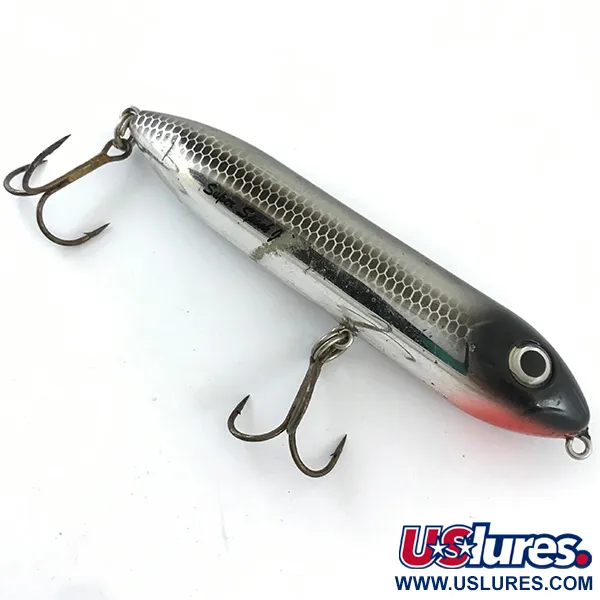 Heddon Zara Spook, czarny/srebrny/czerwony, 12 g wobler #4277