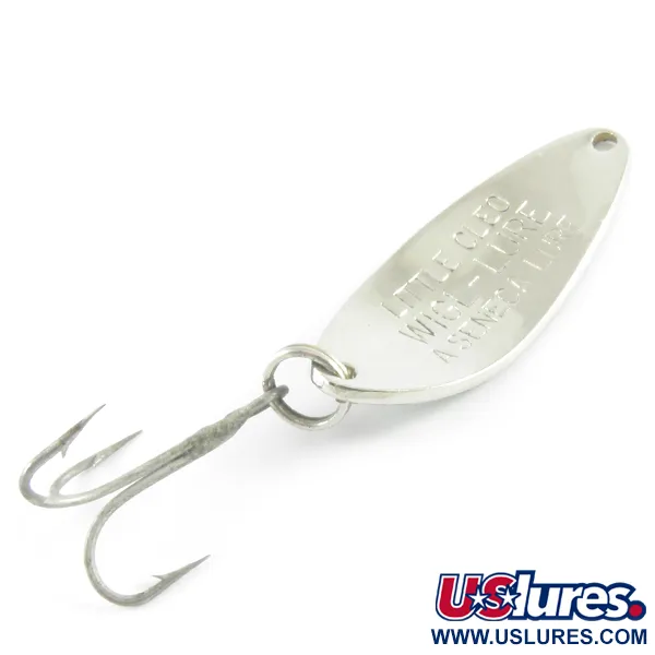 Seneca Little Cleo, nikiel/zielony, 7 g błystka wahadłowa #4294