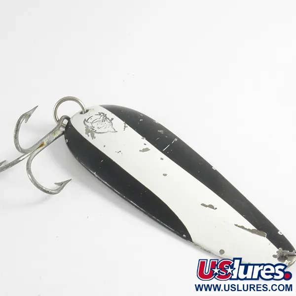 Eppinger Dardevle, czarny/biały/nikiel, 28 g błystka wahadłowa #4302