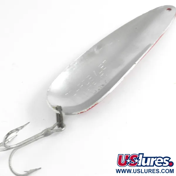 Eppinger Dardevle, czerwony/biały/srebrny, 28 g błystka wahadłowa #4310