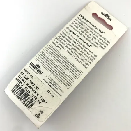 Yakima Bait Worden’s Original Rooster Tail, Fire Tiger (Ognisty Tygrys), 1,77 g błystka obrotowa #4321