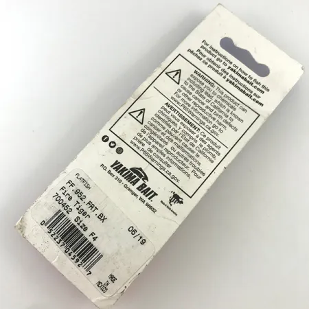 Yakima Bait FlatFish, Fire Tiger (Ognisty Tygrys), 4 g błystka obrotowa #4323