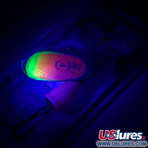 Blue Fox Super Vibrax 4 UV (świeci w ultrafiolecie), UV - świeci w ultrafiolecie, 10 g błystka obrotowa #4324