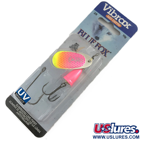  Blue Fox Super Vibrax 4 UV (świeci w ultrafiolecie), UV - świeci w ultrafiolecie, 10 g błystka obrotowa #4324