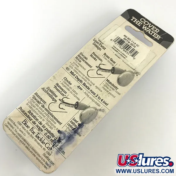 Blue Fox Super Vibrax 6, srebro, 18 g błystka obrotowa #4325