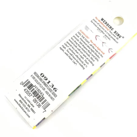 Kokanee tackle Mack's Lure Wedding Ring, złoty/neonowy pomarańczowy, 2 g błystka obrotowa #4328